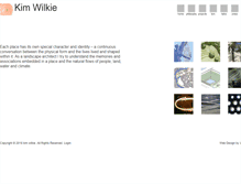 Tablet Screenshot of kimwilkie.com